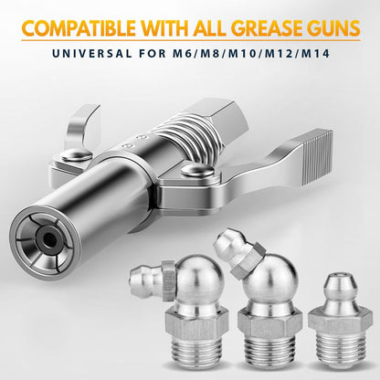Last Day Sale 60% OFF - High Pressure Dual Handle Grease Gun Coupler