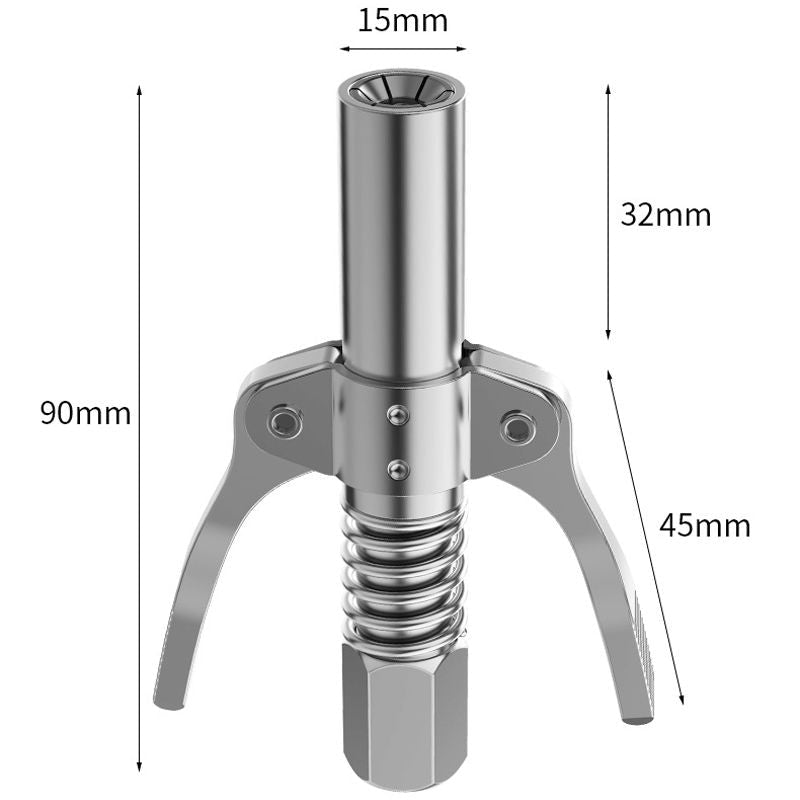 Last Day Sale 60% OFF - High Pressure Dual Handle Grease Gun Coupler