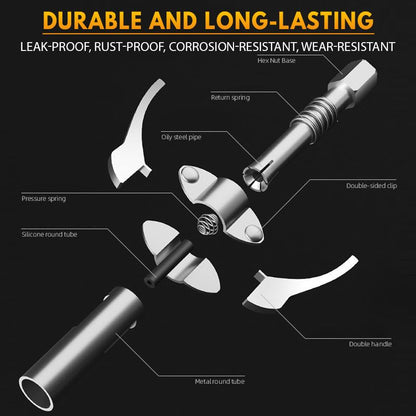 Last Day Sale 60% OFF - High Pressure Dual Handle Grease Gun Coupler
