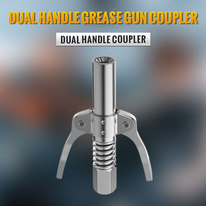 Last Day Sale 60% OFF - High Pressure Dual Handle Grease Gun Coupler