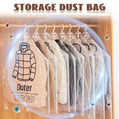🧥Hanging Vacuum Storage Bags – Waterproof Dustproof & Space-Saving