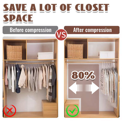 🧥Hanging Vacuum Storage Bags – Waterproof Dustproof & Space-Saving