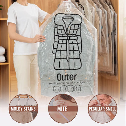 🧥Hanging Vacuum Storage Bags – Waterproof Dustproof & Space-Saving