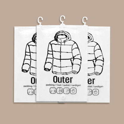 🧥Hanging Vacuum Storage Bags – Waterproof Dustproof & Space-Saving