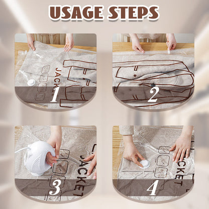 🧥Hanging Vacuum Storage Bags – Waterproof Dustproof & Space-Saving