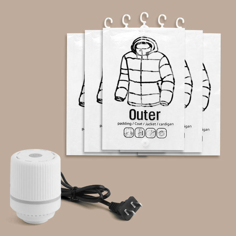 🧥Hanging Vacuum Storage Bags – Waterproof Dustproof & Space-Saving
