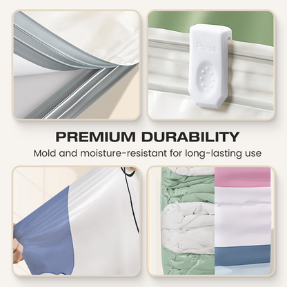 📦 Large-Capacity Vacuum Bags – No Pump Needed! （4PCS Home Storage Set）💨✨