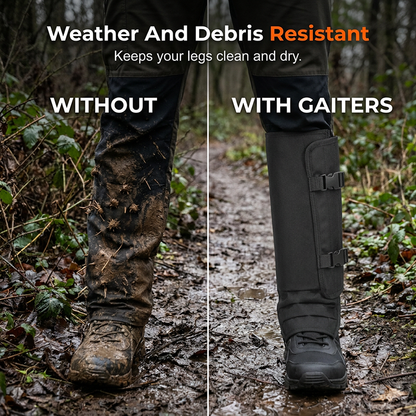 📢📢50% OFF !! ⏰Outdoor Protective Leg Gaiters for Hiking and Hunting-2PCS