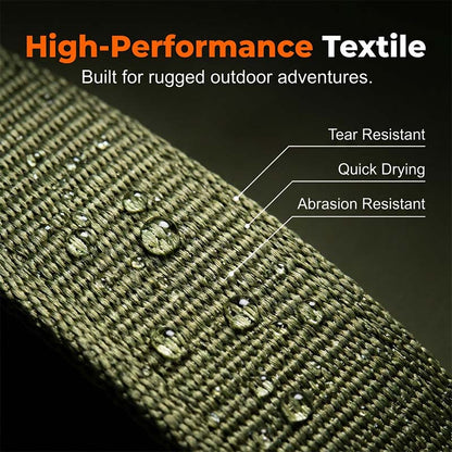 Tactical Travel Belt with Hidden Money Pocket-2 PCS