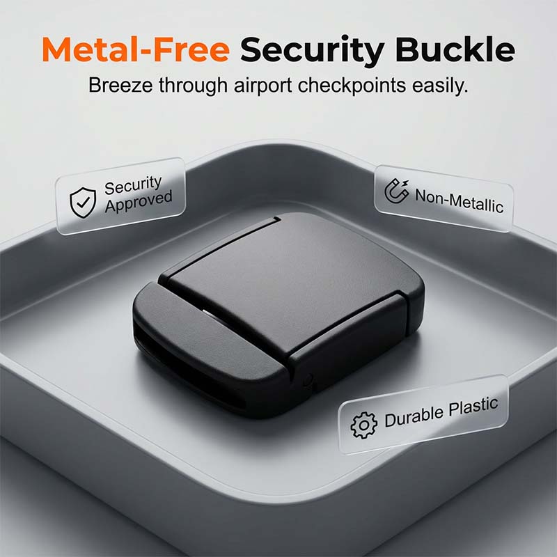 Tactical Travel Belt with Hidden Money Pocket-2 PCS