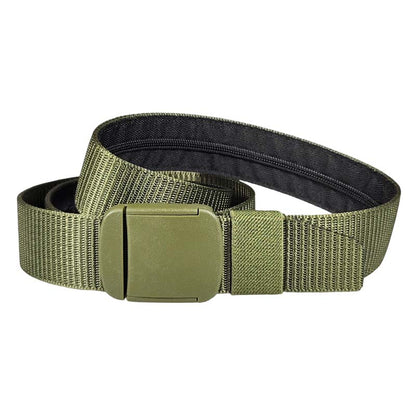 Tactical Travel Belt with Hidden Money Pocket-2 PCS