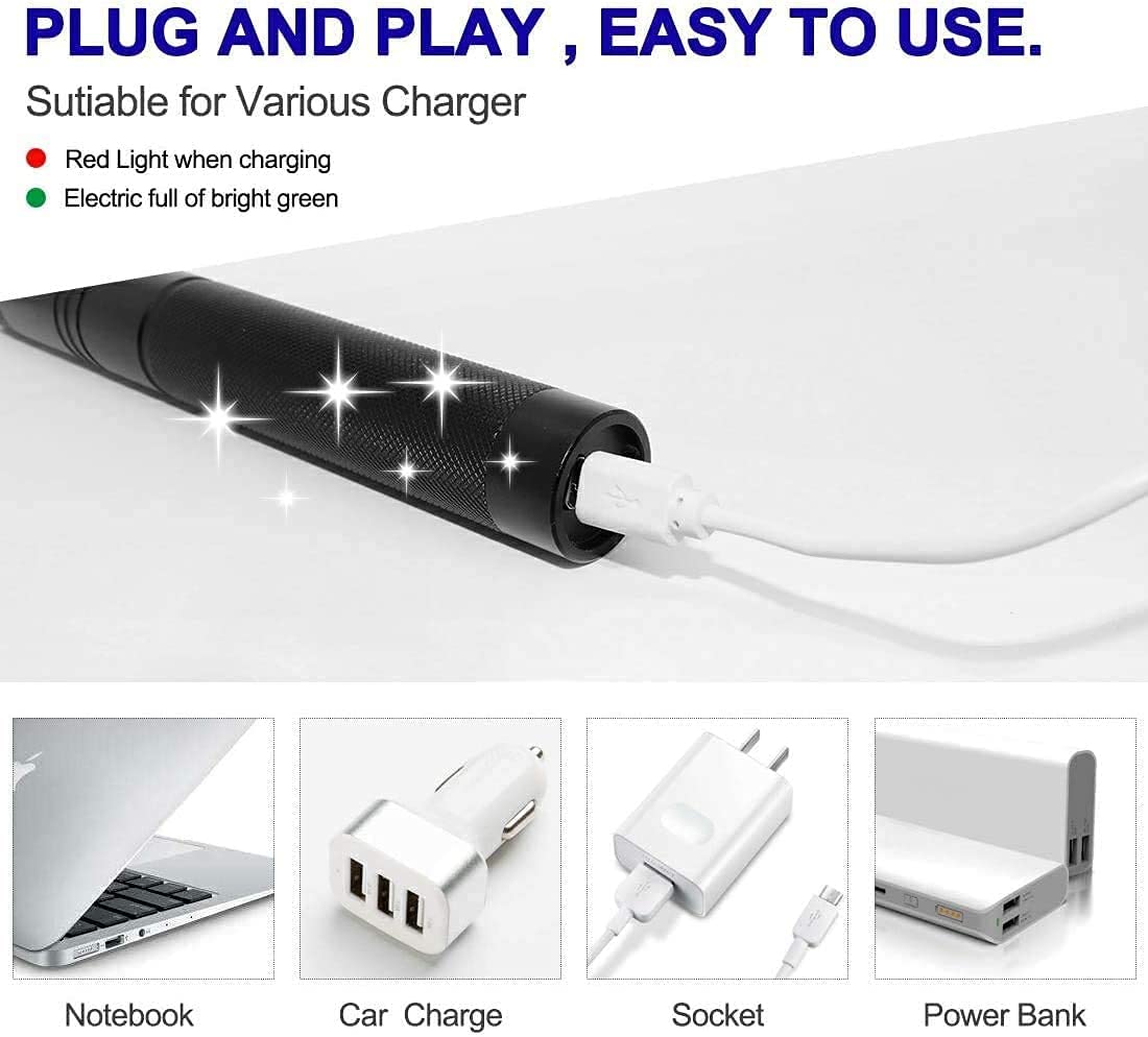 Rechargeable Portable Laser Pointer with Star Pattern - image 3
