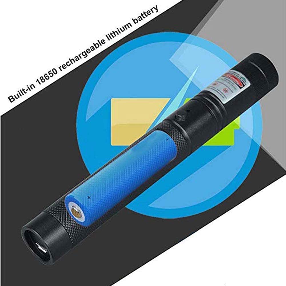 Rechargeable Portable Laser Pointer with Star Pattern - image 4