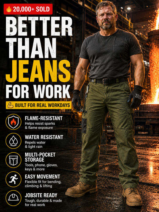Men's Multi-Pocket Tactical Work Pants - image 1