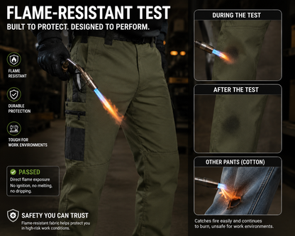 Men's Multi-Pocket Tactical Work Pants - image 3