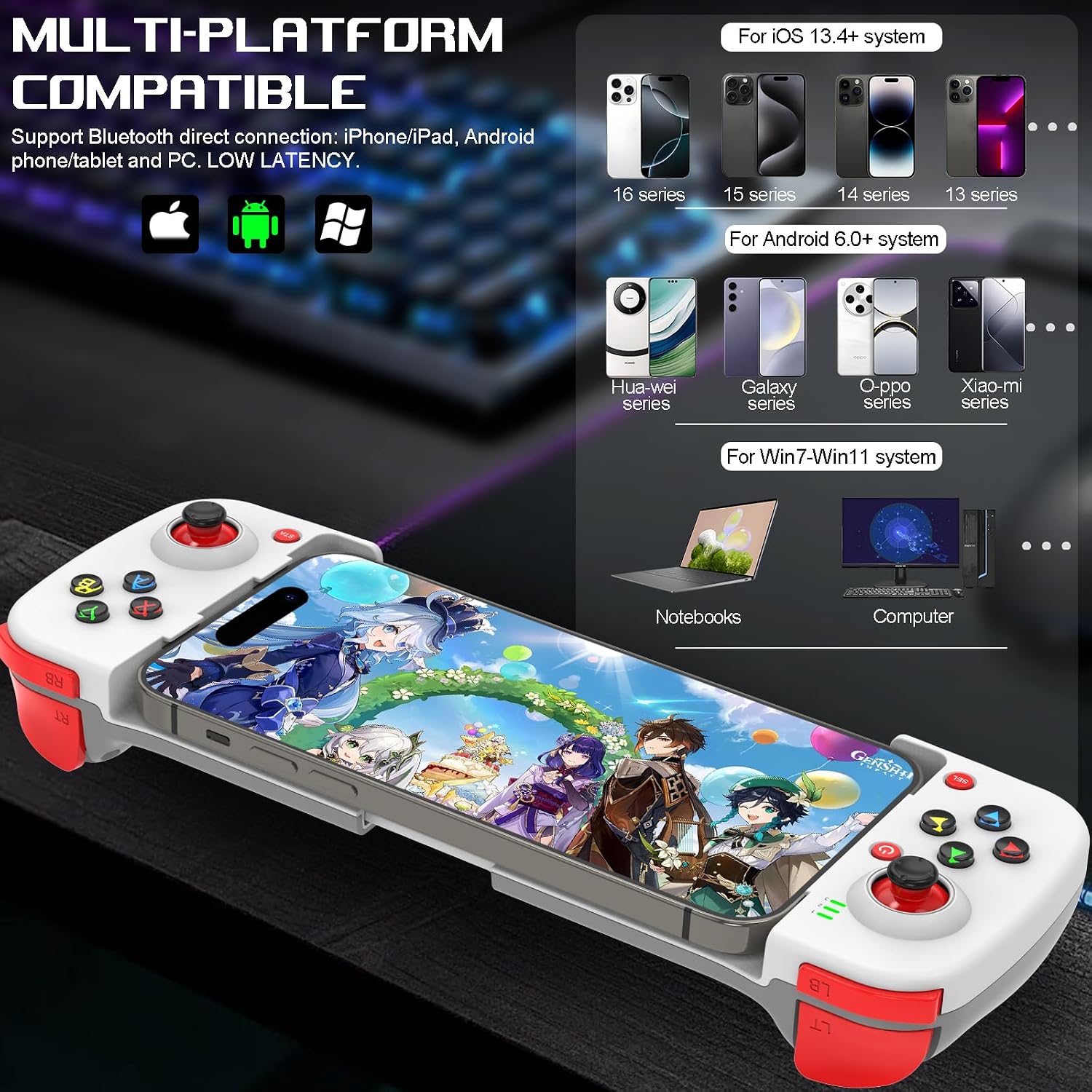 Extendable Wireless Mobile Game Controller – product image 2
