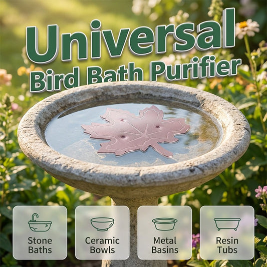 Decorative Copper Bird Bath Water Purifier – product image 1