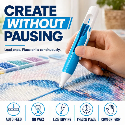 Automatic Diamond Painting Bead Dispenser Pen