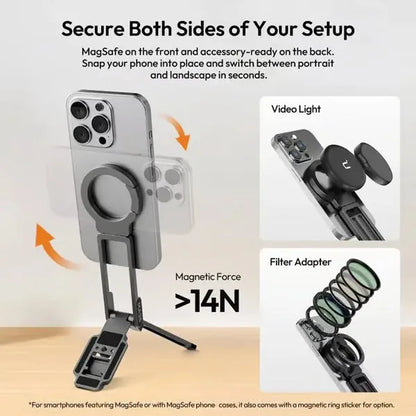 Magnetic Carabiner Phone Tripod and Stand – product image 6