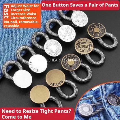 No-Sew Elastic Waist Button Extenders – 20 Pack – product image 3