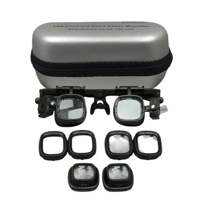 LED Headband Magnifier with 4 Lens Plates – product image 7
