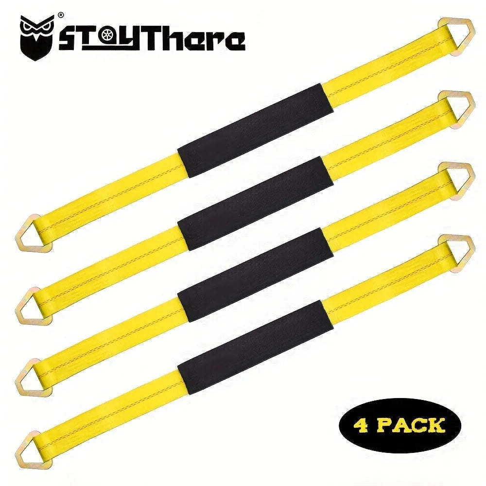 Heavy-Duty 2-Inch Axle Tie-Down Straps – 2 Pack – product image 5