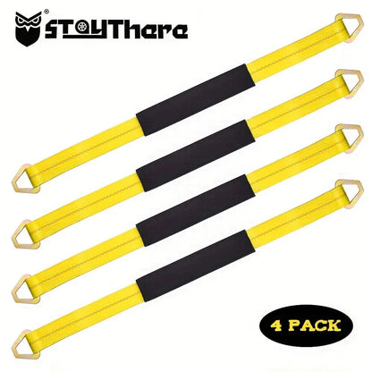 Heavy-Duty 2-Inch Axle Tie-Down Straps – 2 Pack – product image 5
