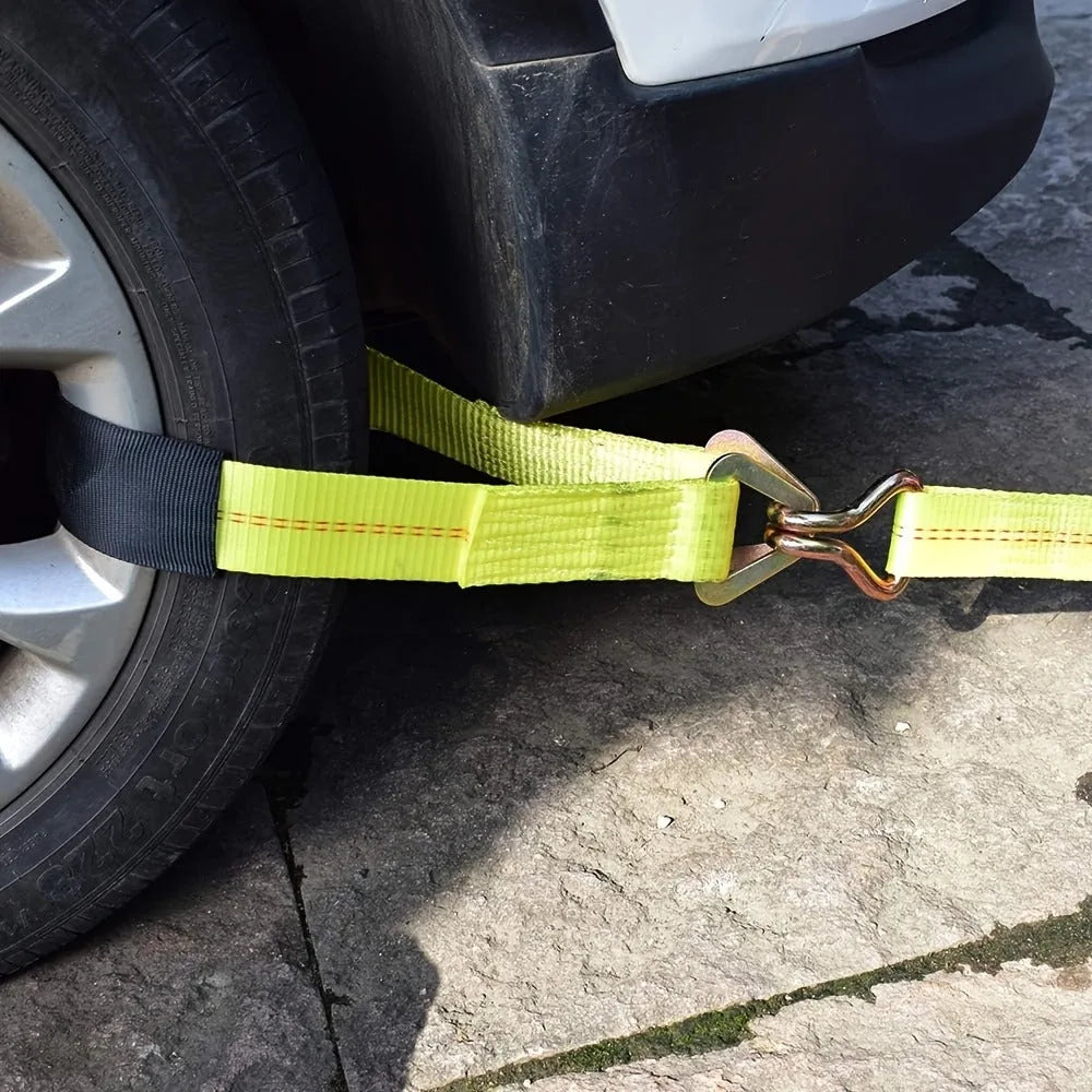 Heavy-Duty 2-Inch Axle Tie-Down Straps – 2 Pack – product image 6