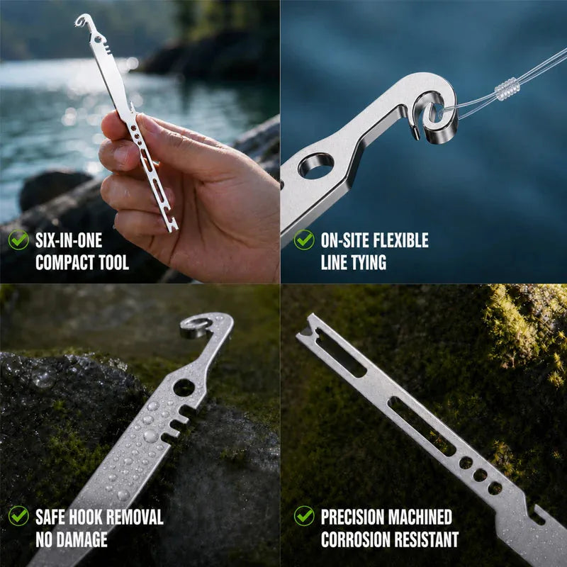 6-in-1 Stainless Steel Fishing Hook Remover Multi-Tool – 3 Pack – product image 3
