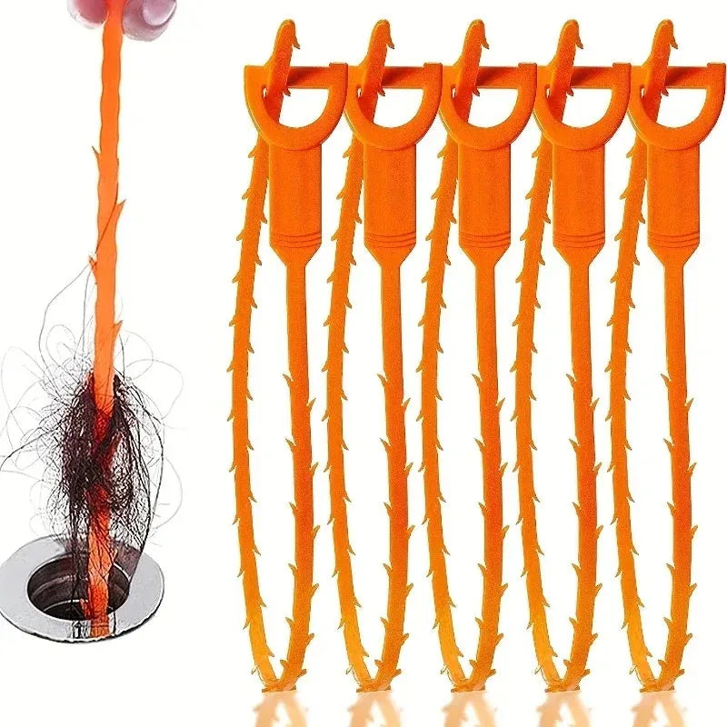 Flexible 35-Inch Drain Hair Clog Remover – 10 Pack – product image 1