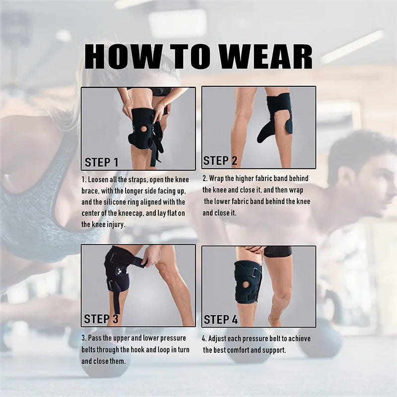 Adjustable Aluminum-Support Knee Braces – 1 Pair – product image 7