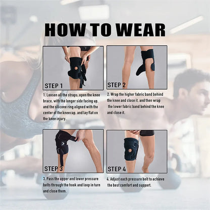 Adjustable Aluminum-Support Knee Braces – 1 Pair – product image 7