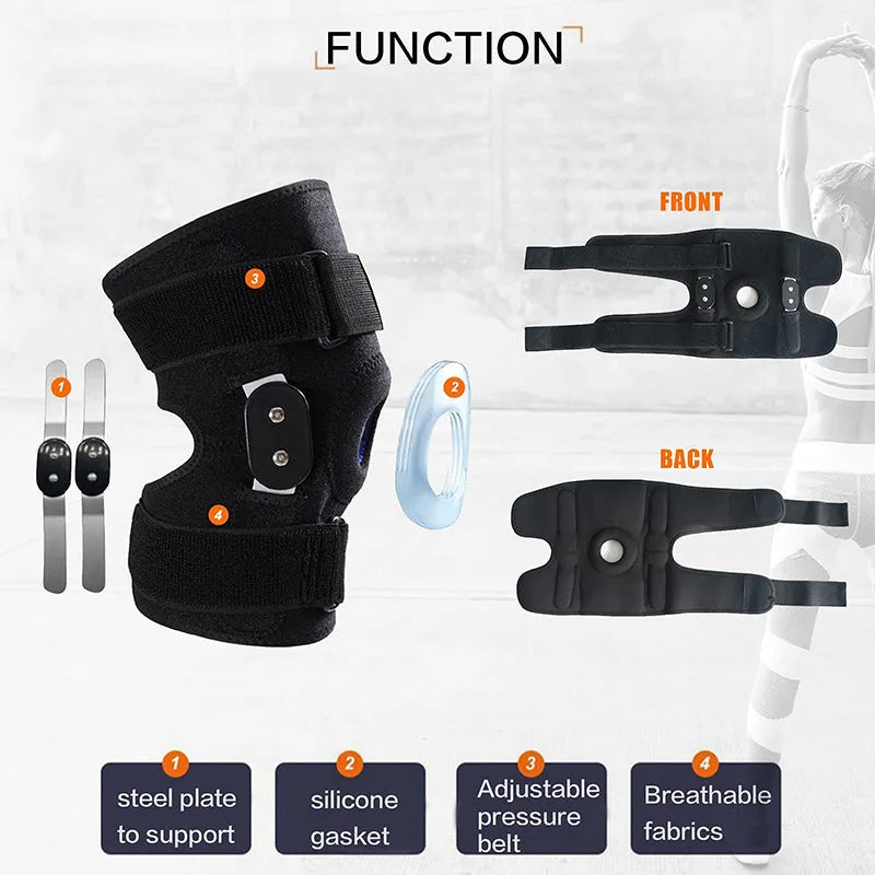 Adjustable Aluminum-Support Knee Braces – 1 Pair – product image 8
