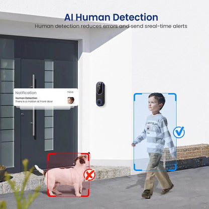1080P Wireless Video Doorbell with Indoor Chime – product image 4