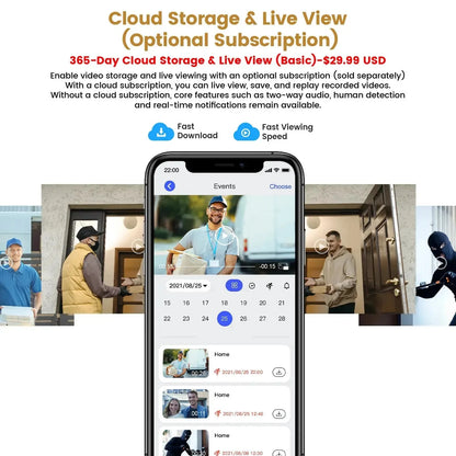 1080P Wireless Video Doorbell with Indoor Chime – product image 6