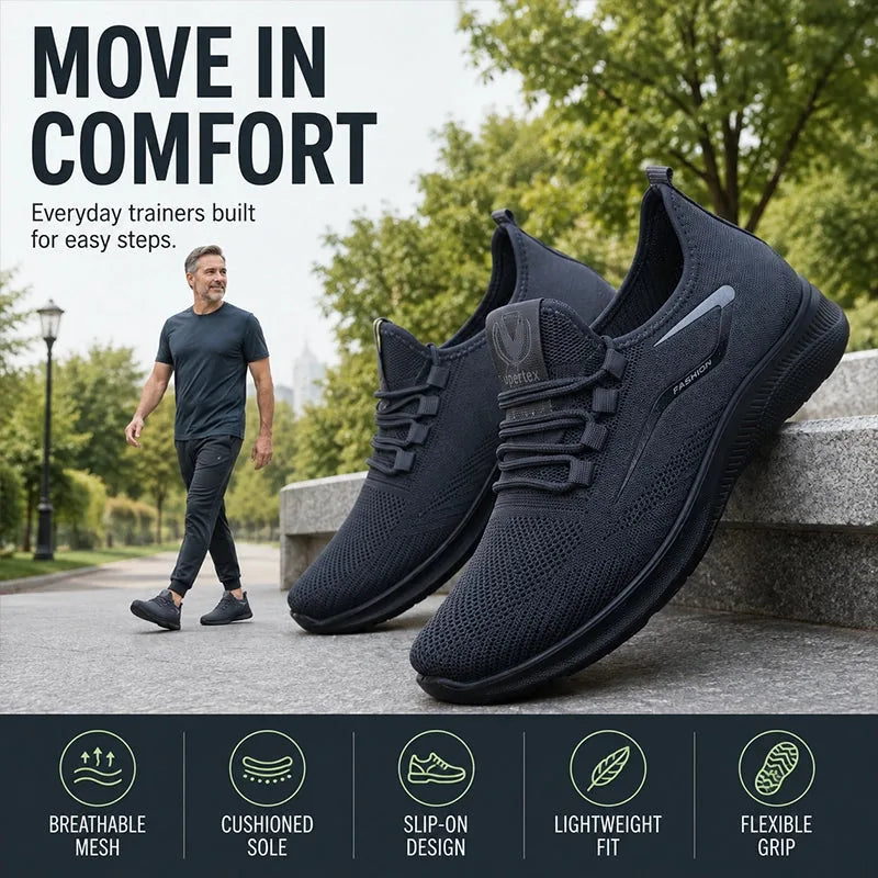 Men’s Breathable Lightweight Athletic Walking Shoes