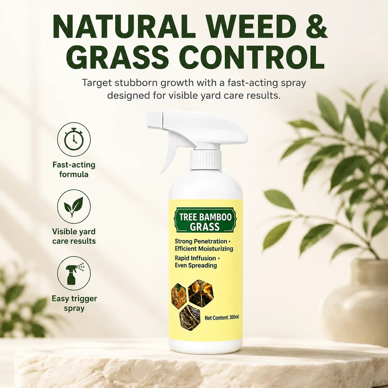Fast-Acting Weed and Grass Control Spray – 300 ml