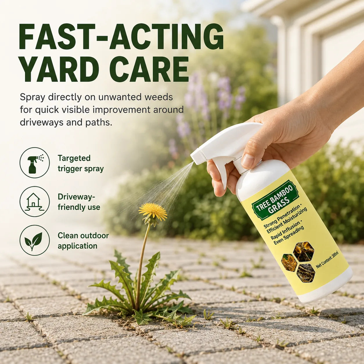 Fast-Acting Weed and Grass Control Spray – 300 ml