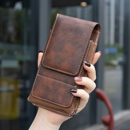 Vertical Belt Phone Pouch with Zipper Pockets – product image 2