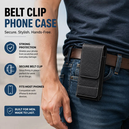 Vertical Belt Phone Pouch with Zipper Pockets – product image 5