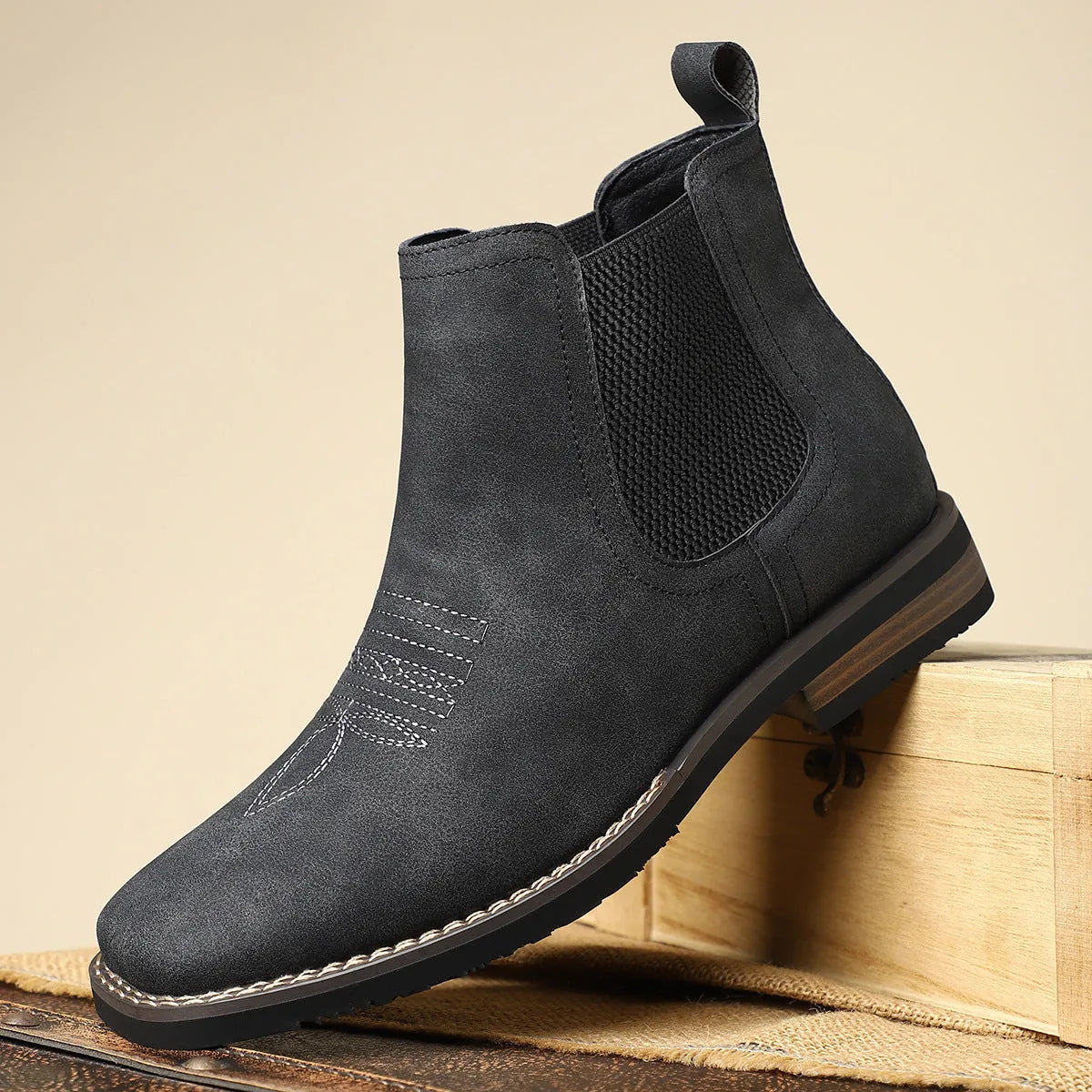 Men’s Printed Platform Chelsea Boots – product image 8
