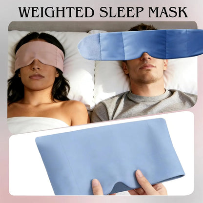 Weighted Silk Sleep Mask with Light-Blocking Fit – product image 2