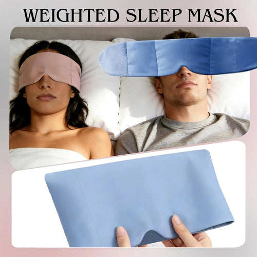 Weighted Silk Sleep Mask with Light-Blocking Fit – product image 2