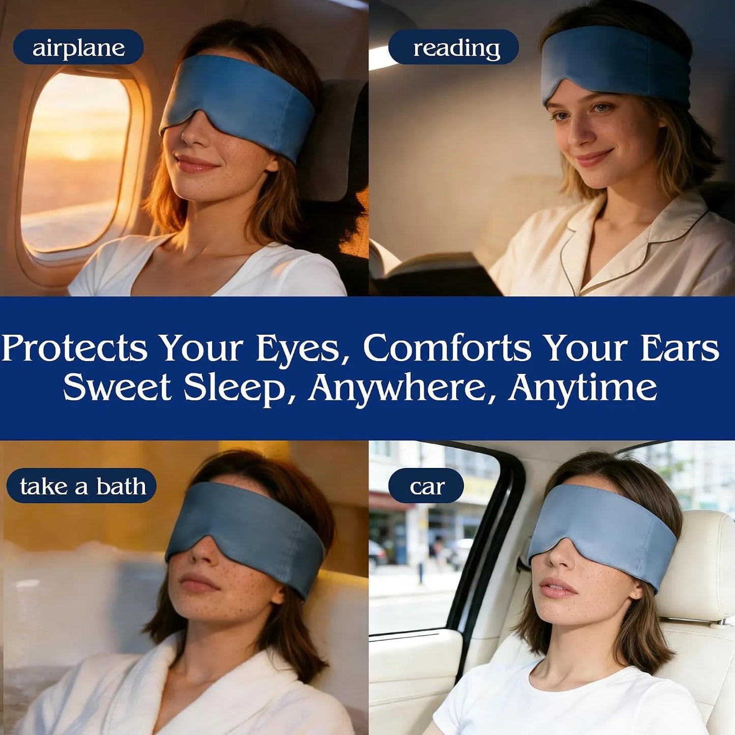 Weighted Silk Sleep Mask with Light-Blocking Fit – product image 6