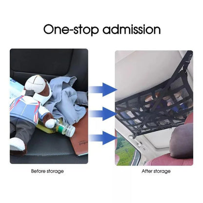 Car Ceiling Cargo Storage Net Organizer – product image 1