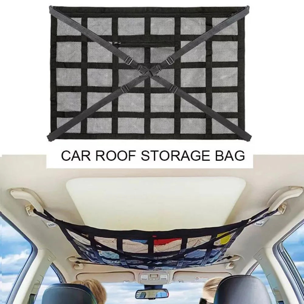 Car Ceiling Cargo Storage Net Organizer – product image 5
