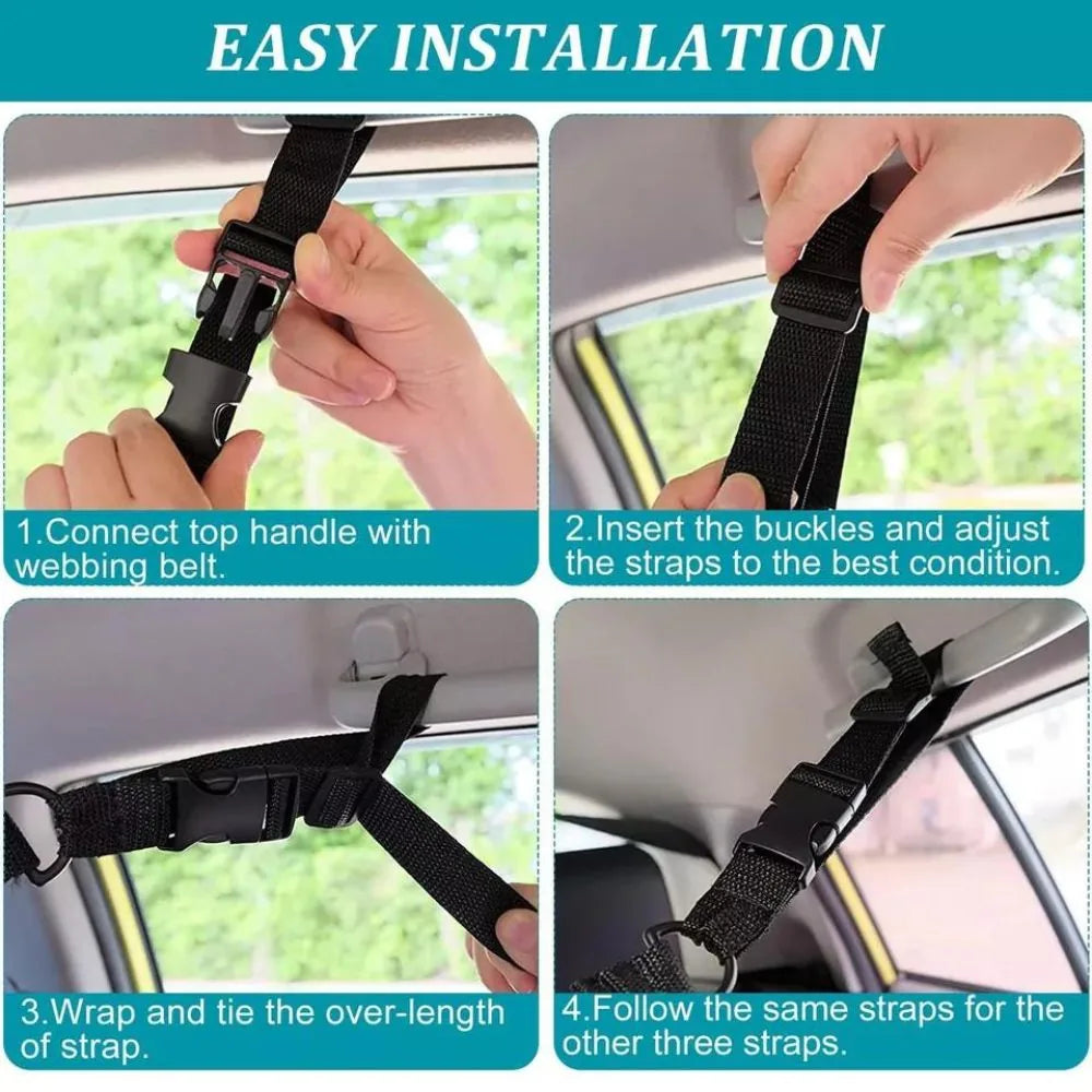 Car Ceiling Cargo Storage Net Organizer – product image 6