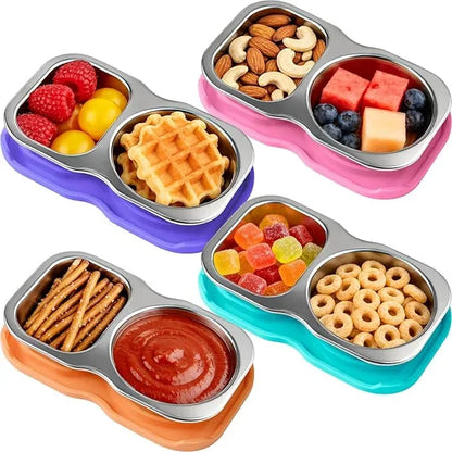 150 ml Dual-Compartment Stainless Steel Snack Container – product image 7