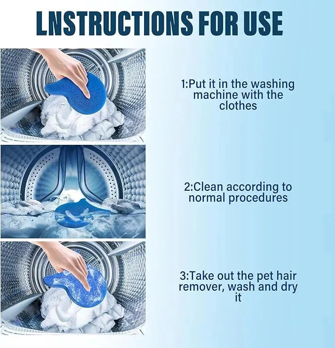 Reusable Laundry Hair Catcher Balls – 8 Pack – product image 2