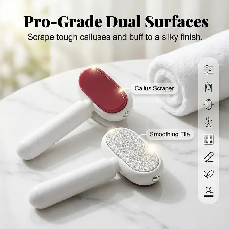 Double-Sided Foot File Set – Blue and White – product image 2